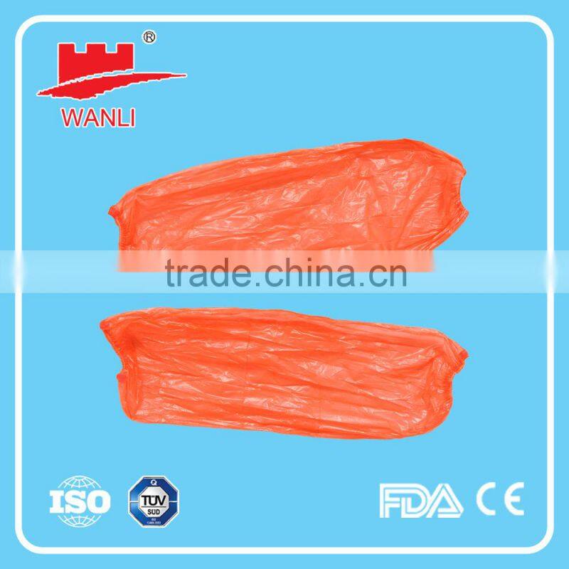 Disposable protective PP/SMS/PE sleeve cover