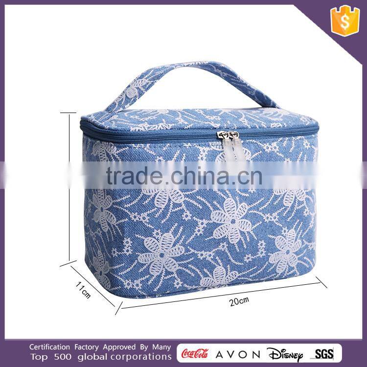 folding cosmetic bag cotton cosmetic bag