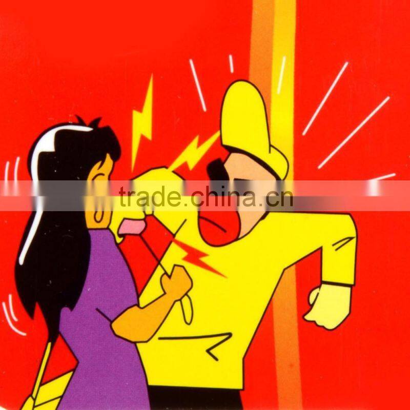 120db smiling face personal safety alarm self defense anti-theft alarm