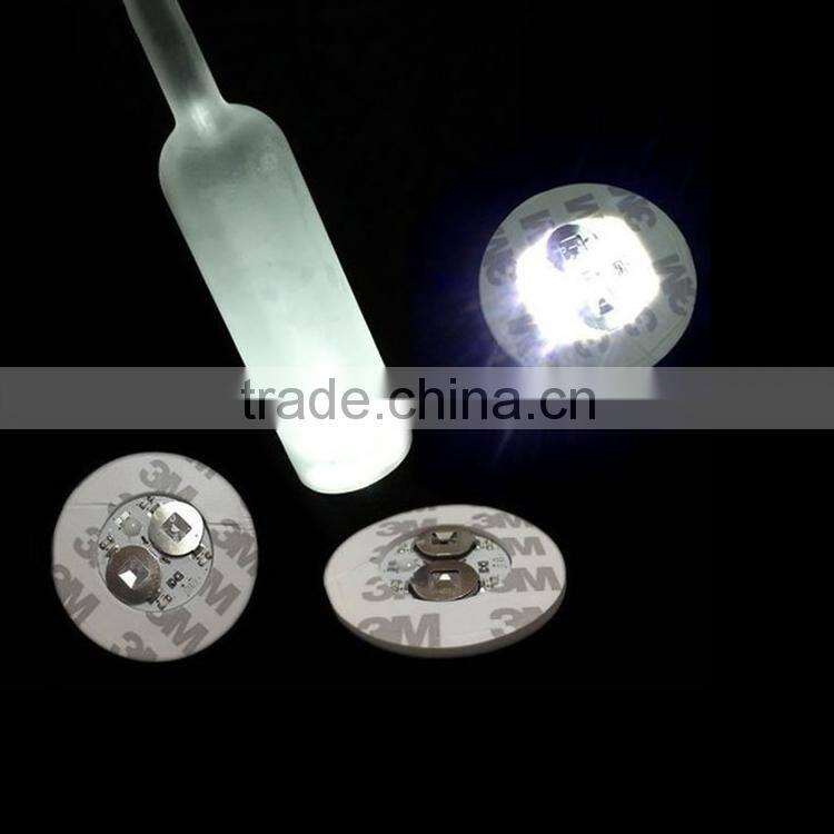 Promotion Gift Fashional Custom UV Black Light Personalize Beer Coaster,led bottle sticker