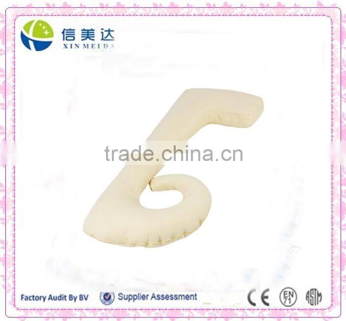 High quality Pregnancy j shaped body pillow