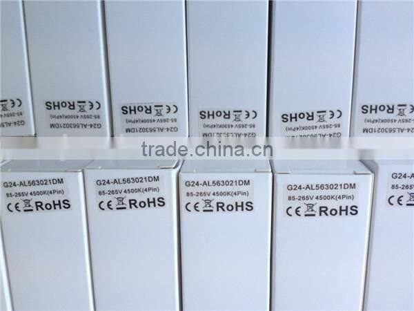 G24 LED 5630 21 SMD Corn Light With Milky Cover