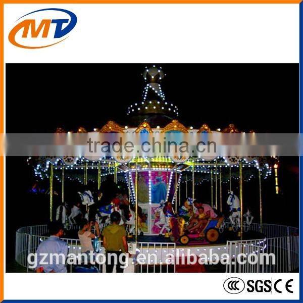 Newest China Theme Park Flying Tower Type Ride/ Flying luxury Carousel with high quailty for sale