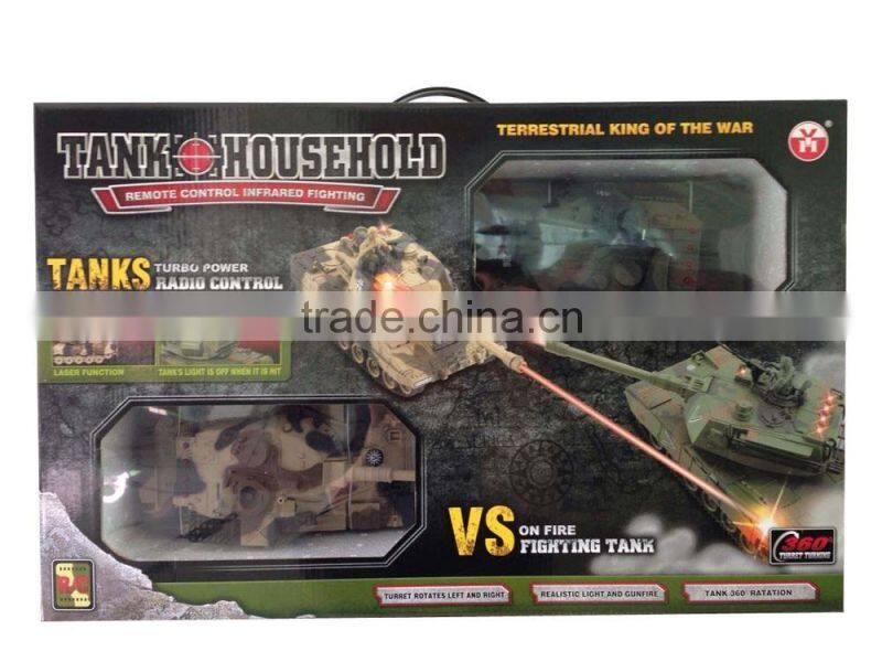 New Arrived!Infrared Fighting remote control tank 360 degree rotation