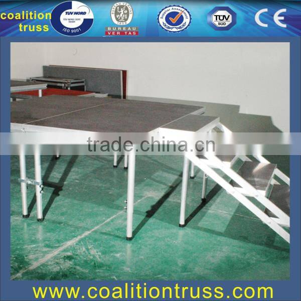 Easy Install Aluminum Wedding Stage/Glass Stage/ Acrylic Stage