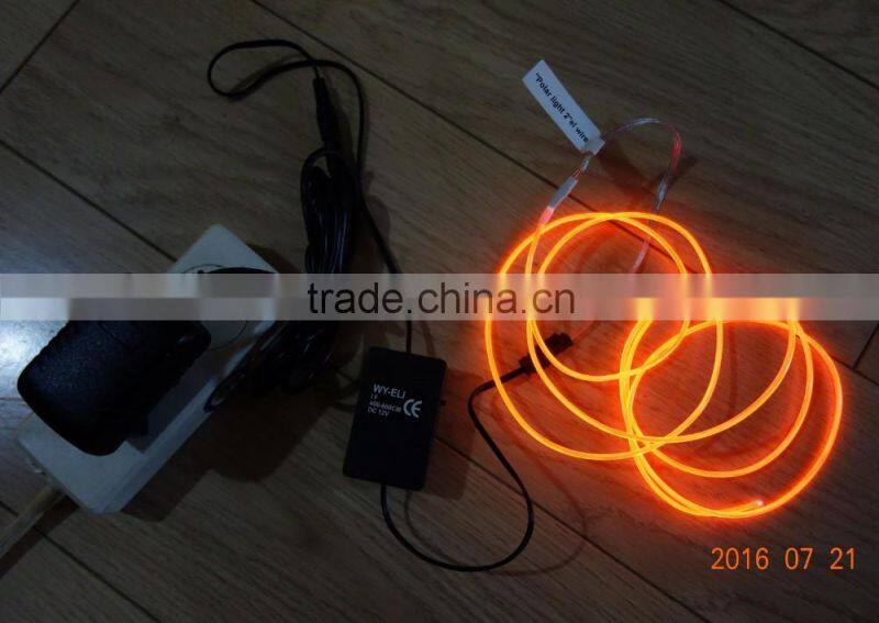 AC110V-240V Flash INVERTER"Polar light 2"OD:2.2mm Purple EL WIRE