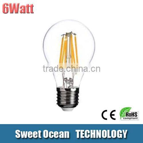 ST21 ST64 Dimmable Vintage edison light lamp led filament bulb 8w