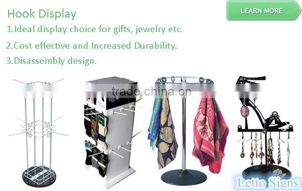 Metal Socks Hook Display Stand