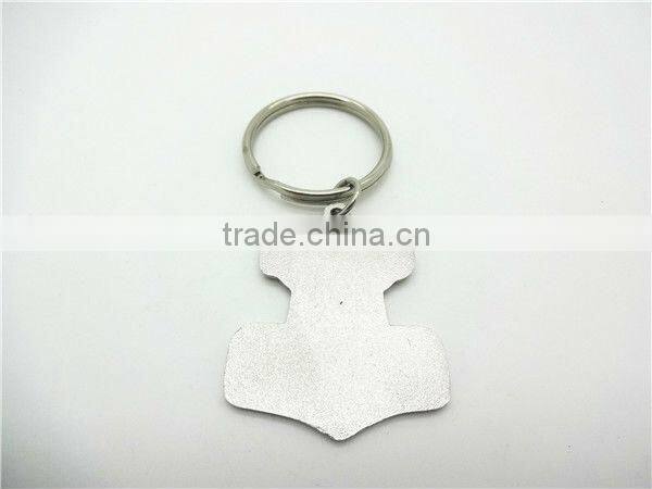 bottle shape unique custom metal coin holder keychain