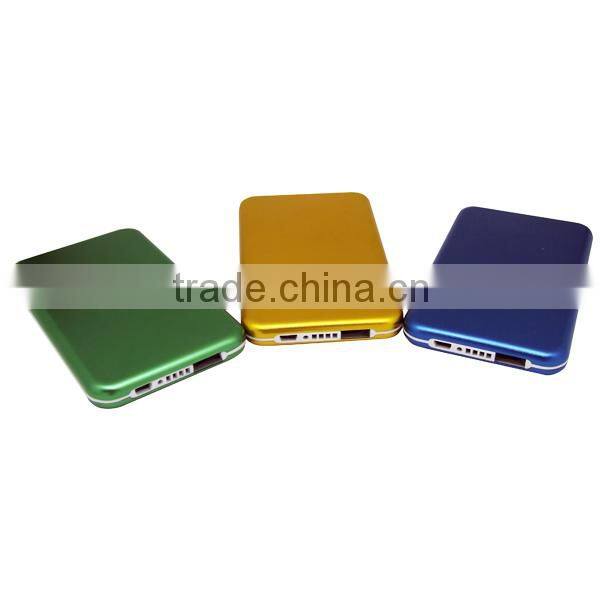 6000mAh power bank with power indicators