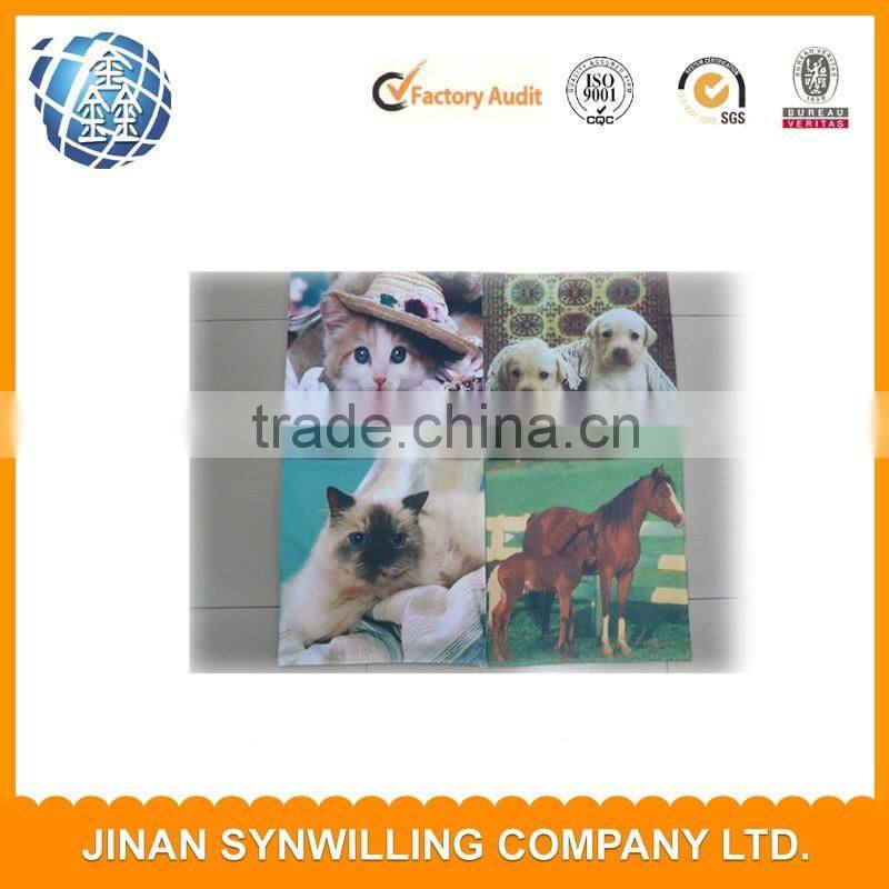 100% cotton linen custom printed colorful design photo print cushion cover