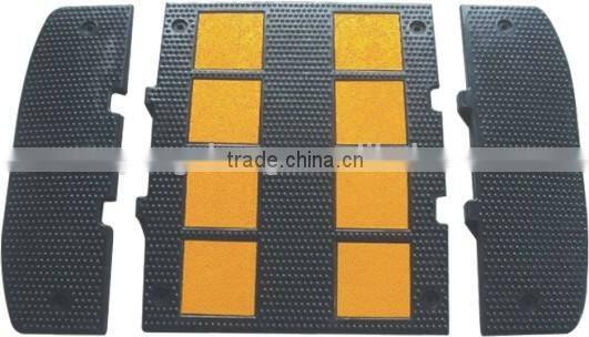 Traffic Safety Recycled Rubber Speed Hump
