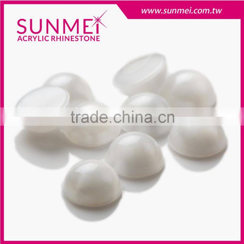 SUNMEI Free Sample Water Blue Accessories Acrylic Flat Shoes Stone