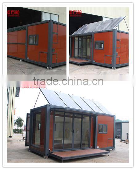 Modern container house with luxury living room