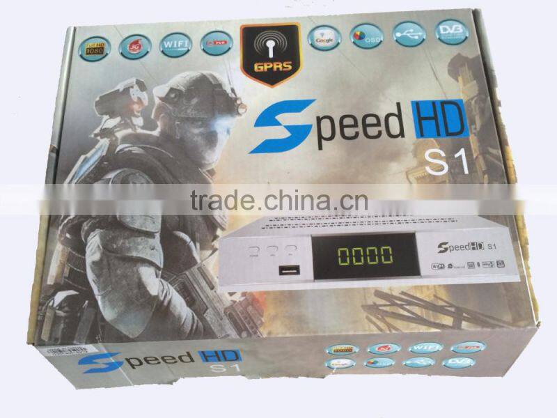 hot product GPRS satellite receiver SPEED HD S1 HD receiver (factory price)
