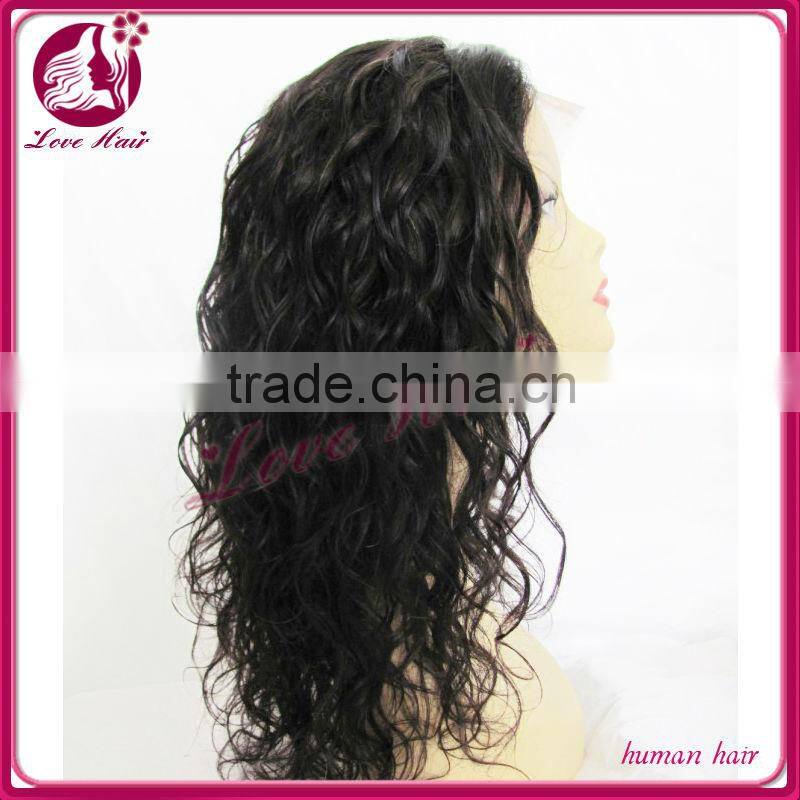 2014 hot sale Cheap wholesale virgin remy hair full lace wig u part wig human hair
