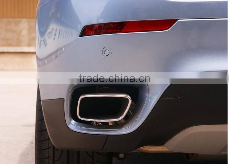 2009-2013 X6 E71 square muffler tips for X6 upgrade to x-drive 5.0