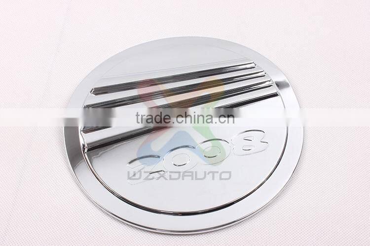 FUEL TANK COVER CHROME FUEL CAP TANK OIL TRIM COVER FOR PEUGEOT PG 2008