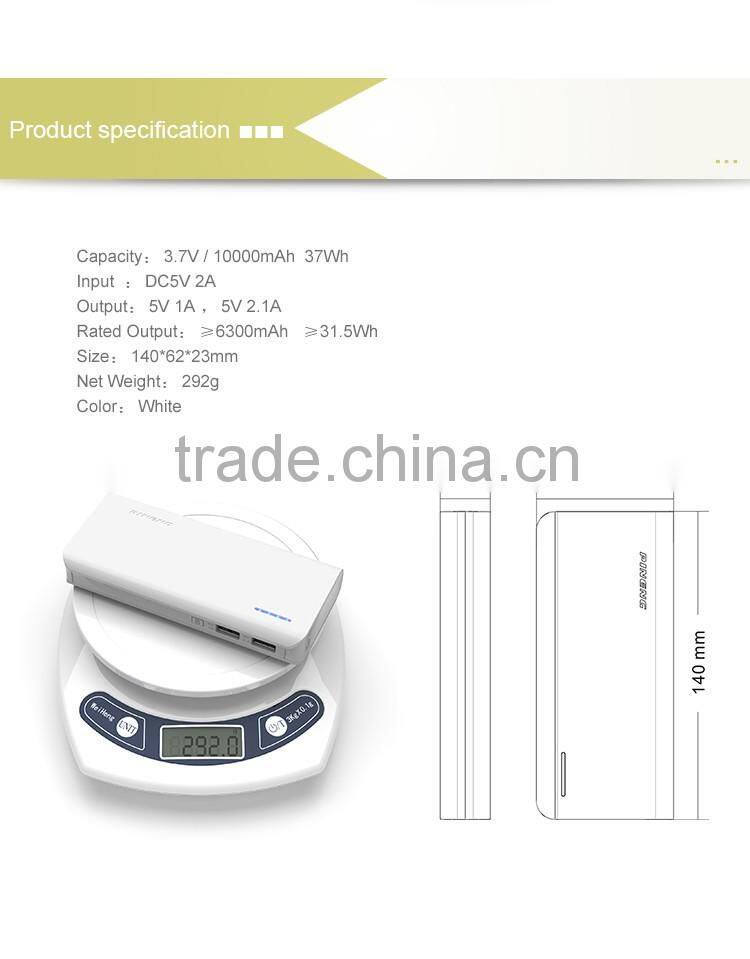 NEW PINENG PN-978 10000mAh Power Bank with LED indicator