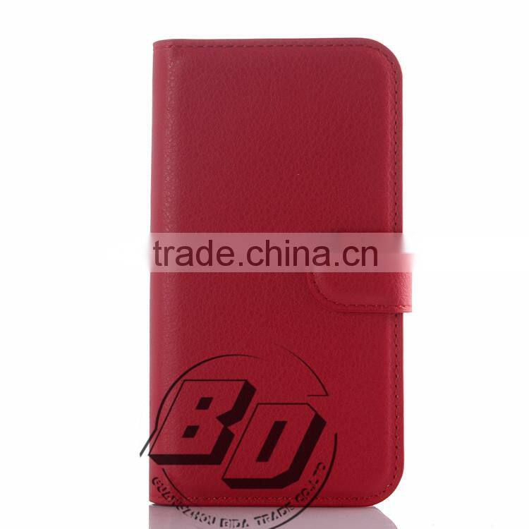 Manufacturer Wholesale Magnetic flip leather wallet case with card slots For ZTE Blade Q Lux 4G Super China Supplier