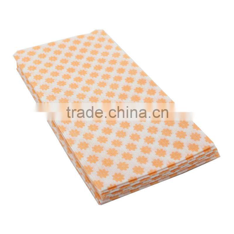 Flower printing spunlace laminated non woven fabric
