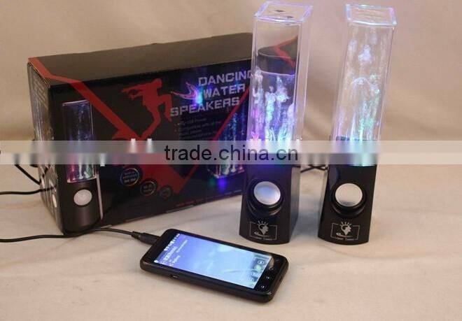 2016 new products crystal clear for led dancing water speaker