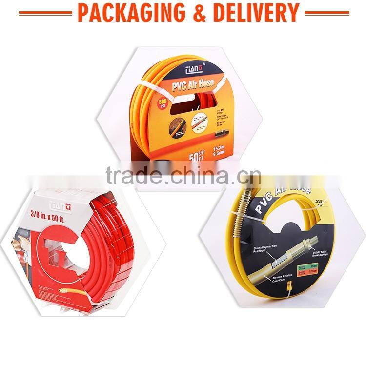 8.5mm fiber reinforced braided flexible plastic pvc gas hose