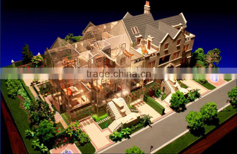 3D Maquette Plastic Villa Miniature Architectural Model Maker