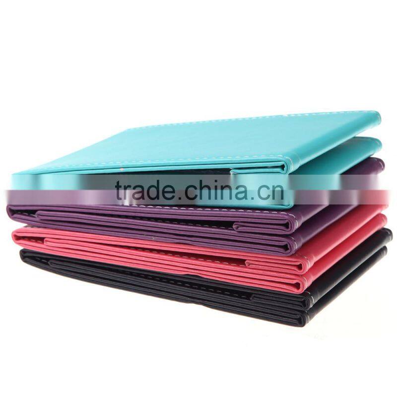 Fashion Portable Foldable Leather Mirror Women Beauty Make up Mirror Cosmetic Mirror