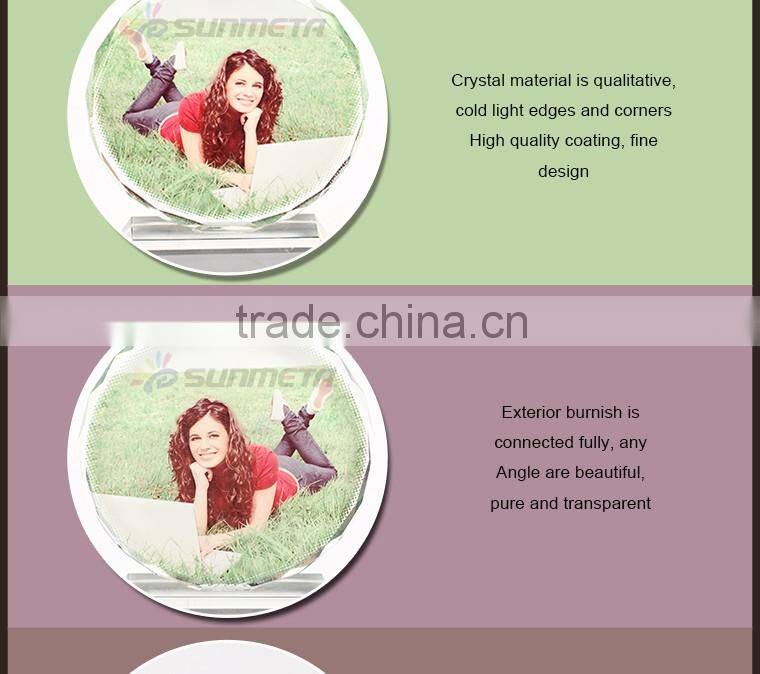 Trial Order Personalized Photo Crystal For Weddings Decoration