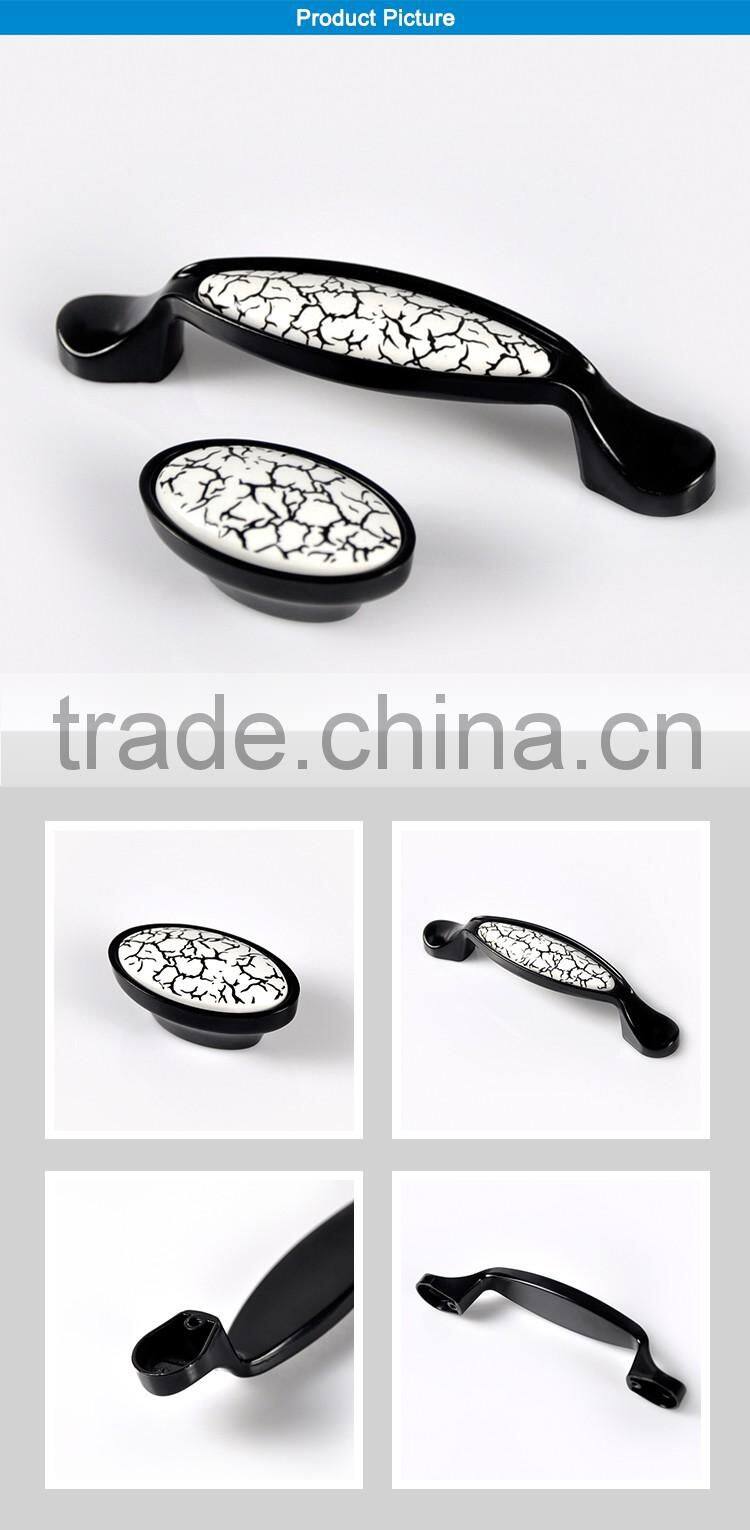 Top selling hight quality zinc alloy ceramic pull handles