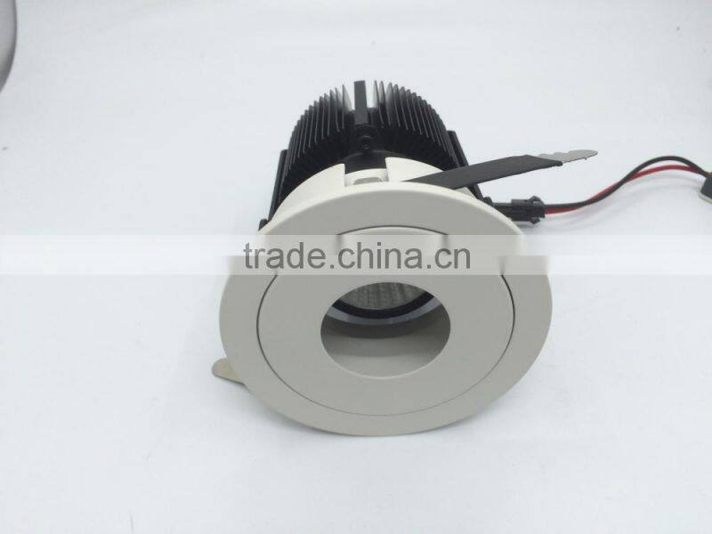Big Size 10W Round hole Recessed 10w 72lm LED downlight TEC002C10WHT2