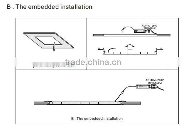 Super bright SAA approved LED Panel light 30x120cm, 36W, 4300lm, IES files available