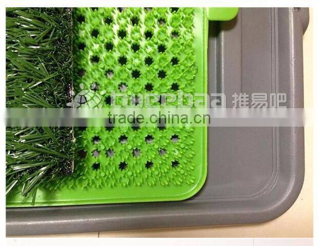doggy potty indoor Economical Dog Litter Box and Grass Patch that Will Train Your Puppy and Keep Home Clean-S