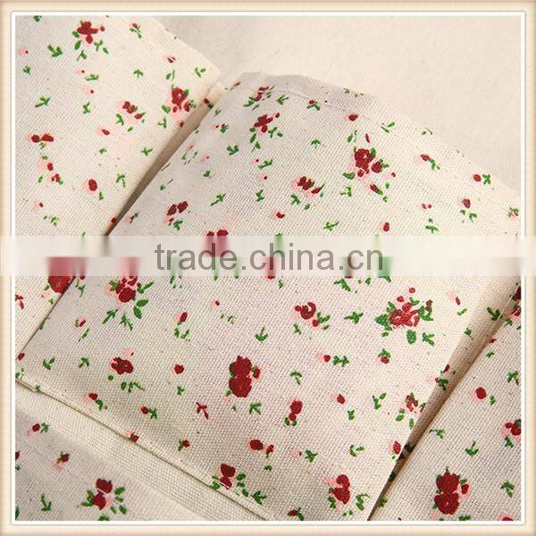 Natural Wooden Handle Jute Hanging Bag