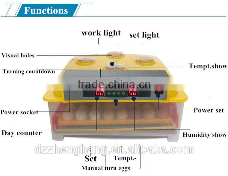 2016 Newest updated chicken&duck&goose egg incubator automatic turning/precio incubator