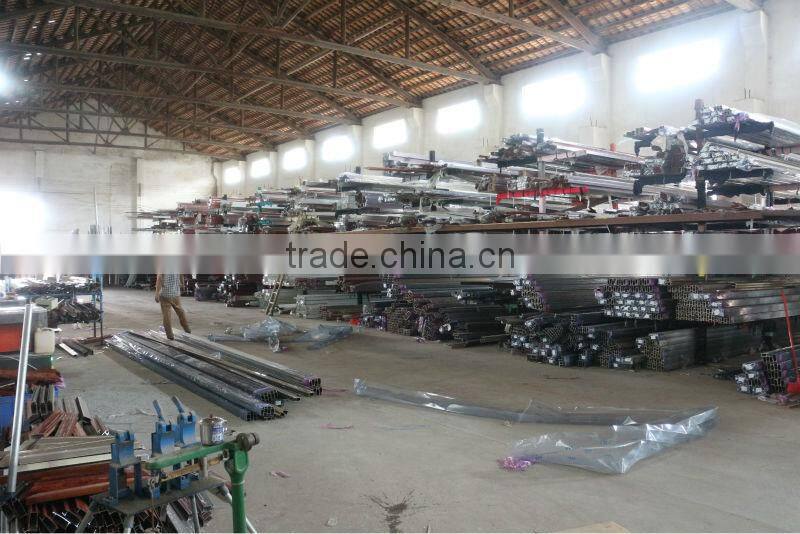 exterior aluminum wood folding door polish in foshan