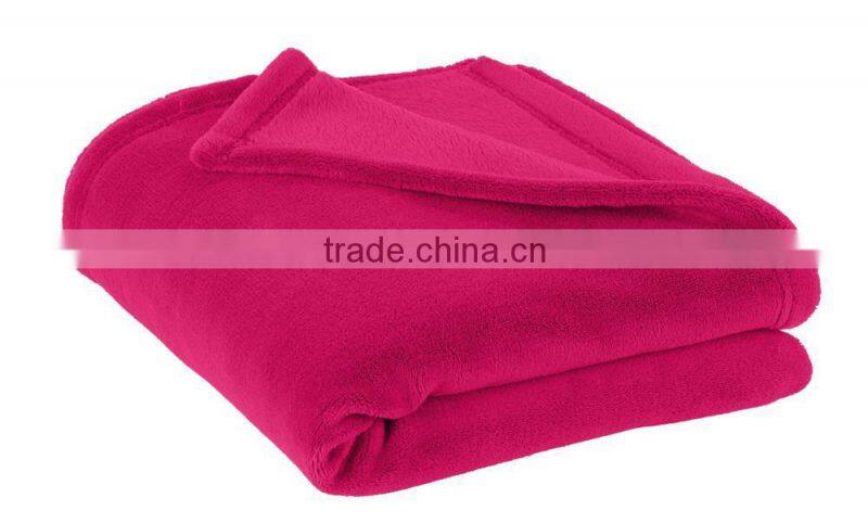 solid color 150*200 coral fleece blanket fleece blanket