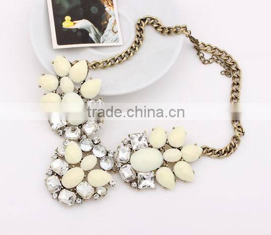 Fashion Resin Acrylic Choker Vintage Pendant Statement Necklace Women Necklaces & Pendants Fashion Necklaces for Women 2014