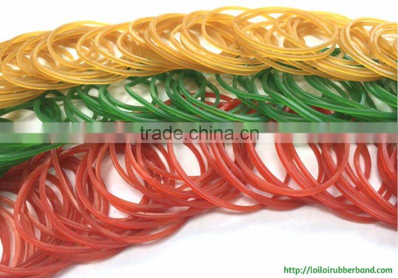 Wholesale rubber band for money - Size 18 Durable Wide Solid White Color Natural Rubber Band Unbreakable and Elastic