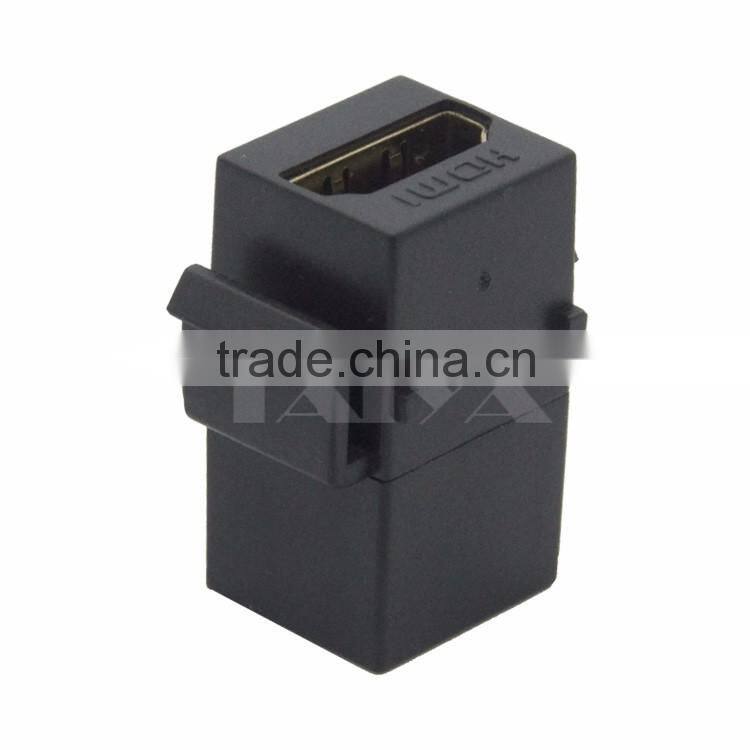Keystone HDMI Connector with black color