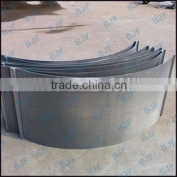 OEM stainless steel triangle wire welded sieve bend screens