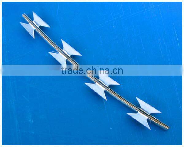 galvanized razor barbed wire and steel razor barbed wire