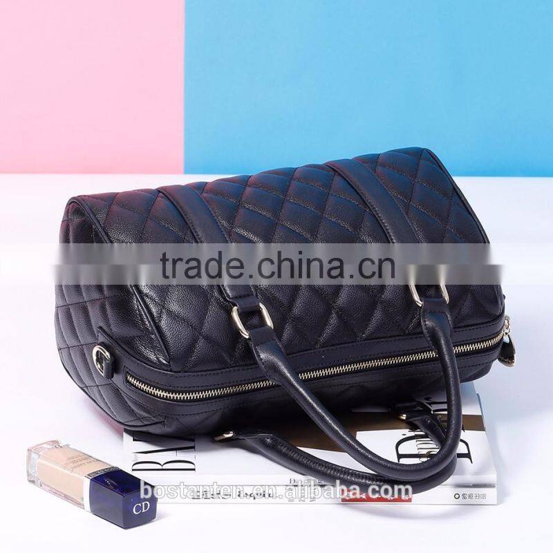 new design branded women tote travel bag handbags crossbody bag plaid leather
