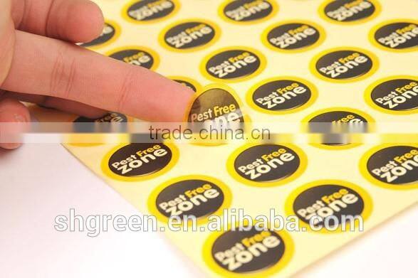 Eco-friendly vinyl sticker for food