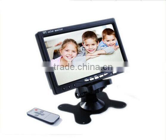 7" Screen Size and Headrest Placement Car LCD Monitor