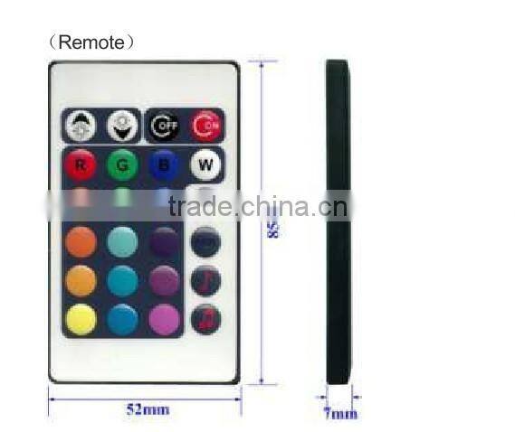 Hot sale IR Remote LED RGB Music controller with remote