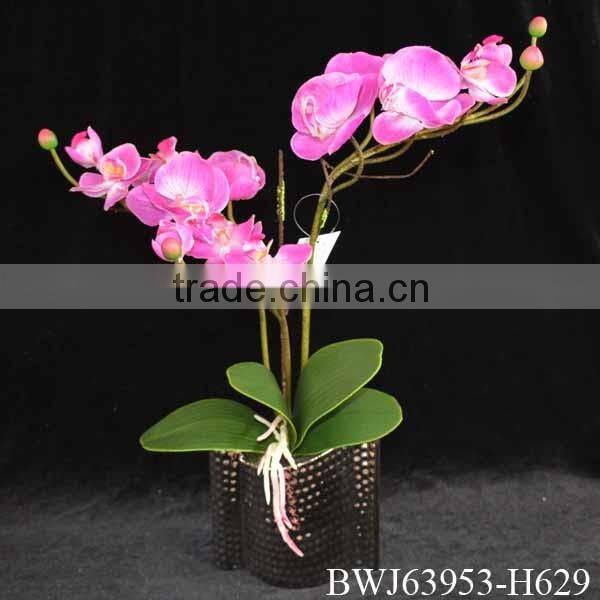 Cheap Wholesale Artificial Torch Orchid Bonsai