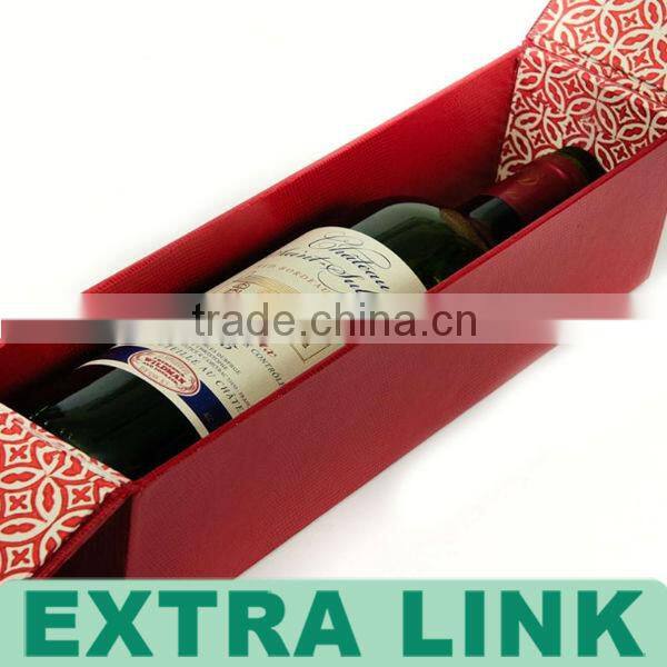 Luxurious Wholesale Custom Elegant Decorative Round Tube Wine Gift Box