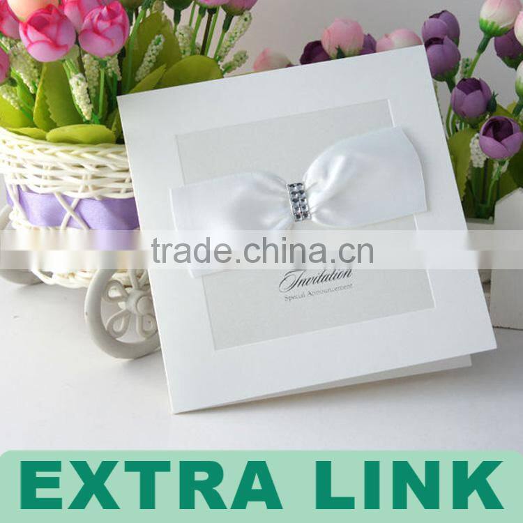 Custom Logo Decorative Paper handmade wedding invitation card